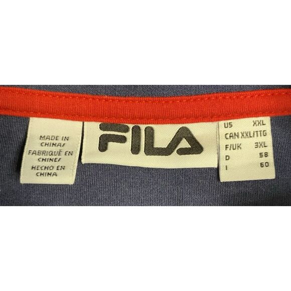 Fila Men’s Full Zip Athletic Jacket Size XXL - Picture 7 of 9